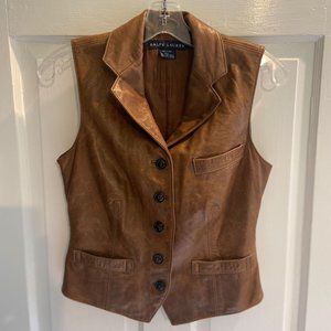 Ralph Lauren Leather Vest